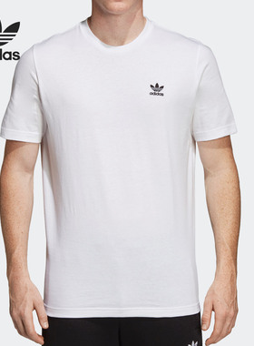 Adidas/阿迪达斯正品夏季新款男子短袖圆领图案吸汗T恤DV1576