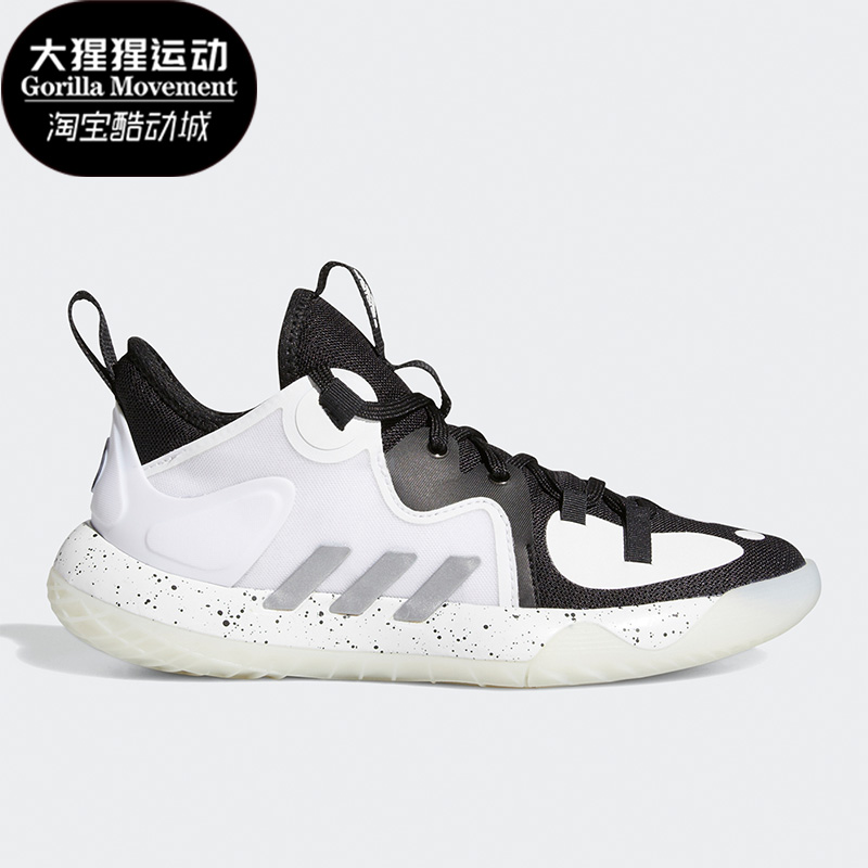 阿迪达斯大童耐磨系带篮球鞋