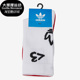 SOCK Adidas 男女CREW 三叶草新款 2PP袜子H51010 阿迪达斯正品