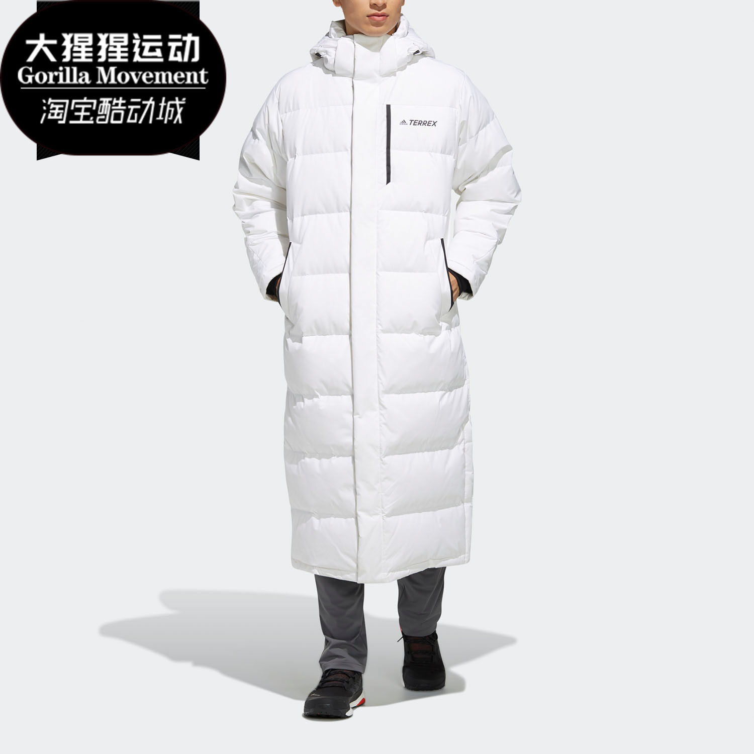 Adidas/阿迪达斯正品春季新款男子冬季户外运动羽绒服 FJ9240