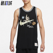 DV3191 Nike 010 男子篮球运动无袖 T恤背心透气球衣 耐克正品 夏季