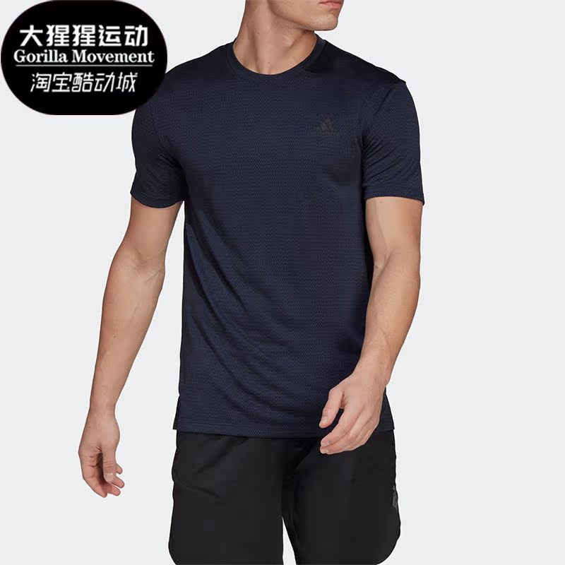 阿迪达斯正品男子运动短袖
