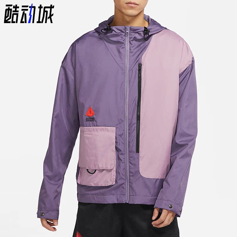 nike正品休闲男连帽夹克外套