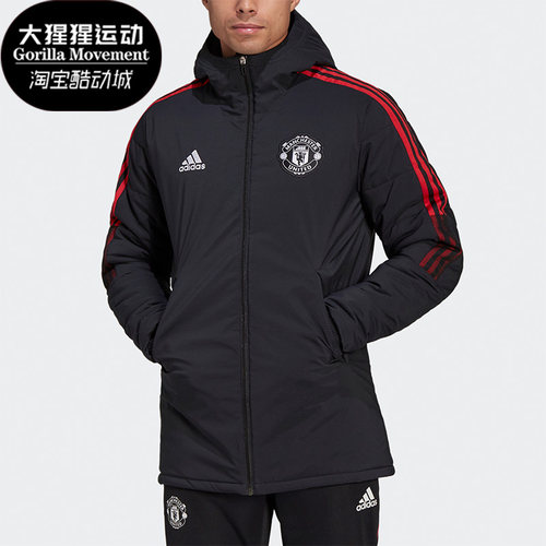 男子连帽外套运动防风保暖棉服