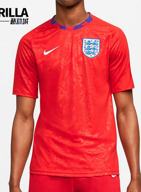 Nike/耐克正品欧洲杯英格兰男子休闲运动训练短袖T恤 CD2577
