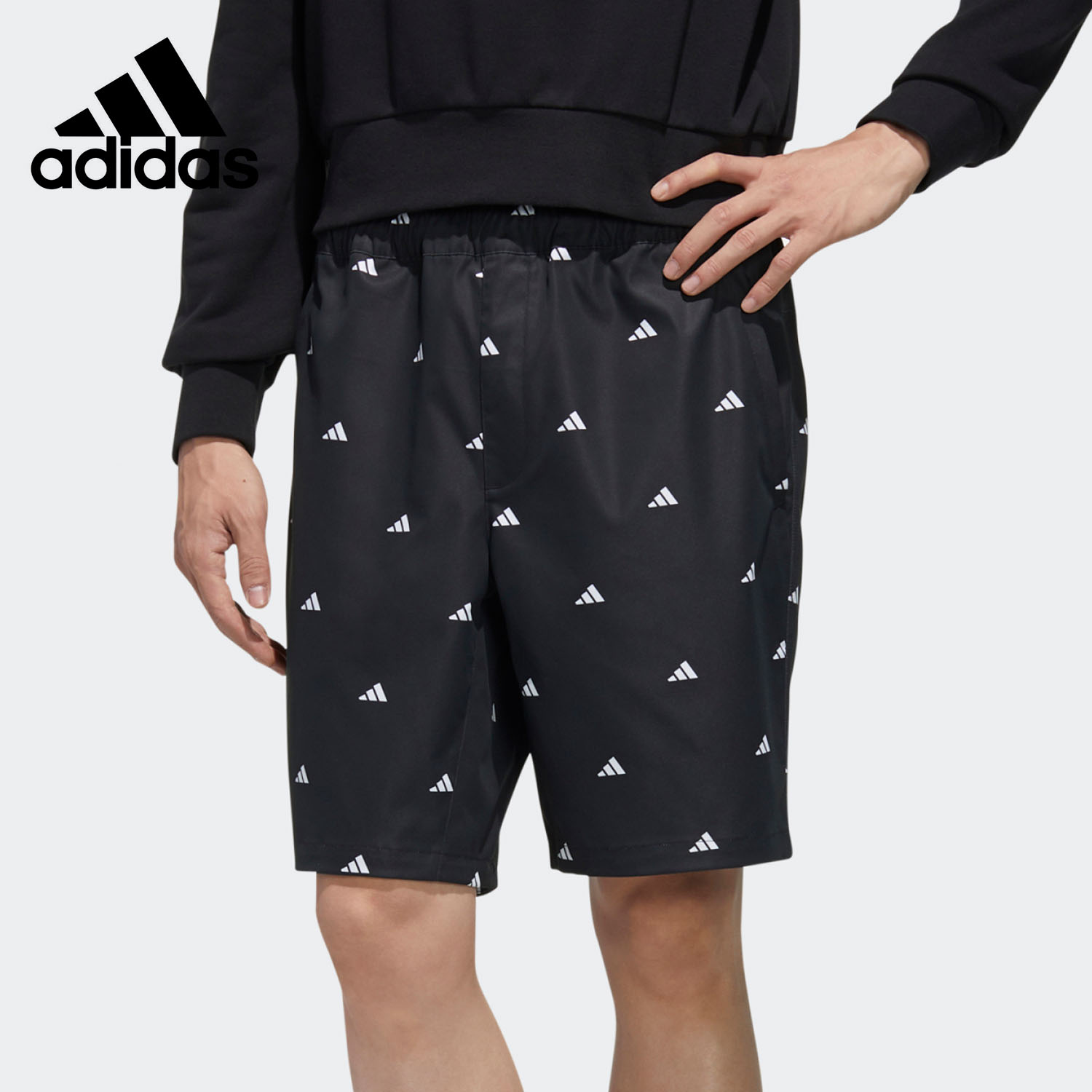 Adidas/阿迪达斯正品M SHORT GEN AOP男子新款运动型格短裤GJ5107