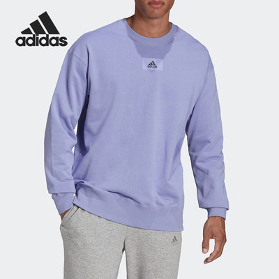 Adidas/阿迪达斯正品春季新款运动套头休闲圆领男子卫衣 HE4347