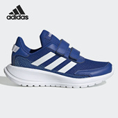 阿迪达斯正品 儿童魔术贴跑步运动鞋 TENSAUR EG4144 RUN Adidas