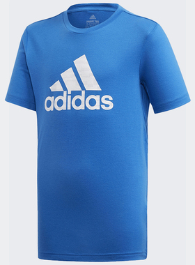 Adidas/阿迪达斯正品秋季新款 儿童休闲运动短袖T恤 FM1690