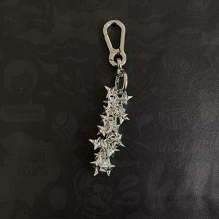 新款小众设计感流星锤钥匙扣挂件暗黑朋克包包挂饰配饰