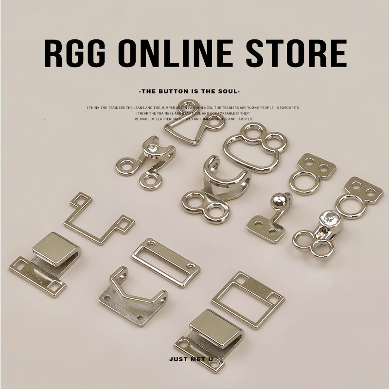 防走光隐形扣子银色锌合金风纪扣小领钩衣服皮草暗扣领扣裙子裤钩,居家布艺,纽扣,淘宝优惠券,粉丝福利购,淘宝优惠卷
