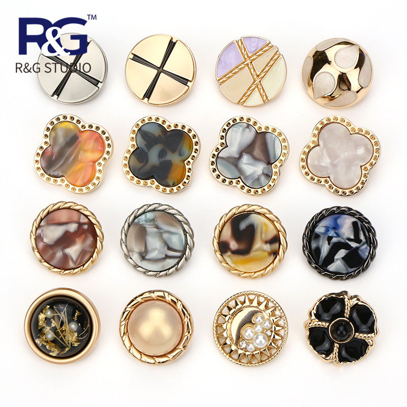 精美小香风金属纽扣四叶草圆形点油扣子女风衣毛衣羊绒毛呢大衣扣,居家布艺,纽扣,淘宝优惠券,粉丝福利购,淘宝优惠卷