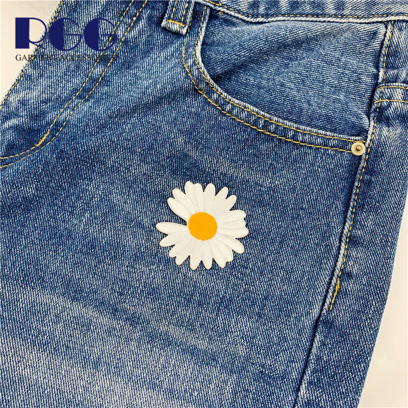 gd同款缺口小雏菊刺绣贴鞋子帽子