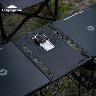 柯曼蜘蛛炉单元托板GT-36炉头茶几可悬挂气罐黑色多用IGT炉具桌板