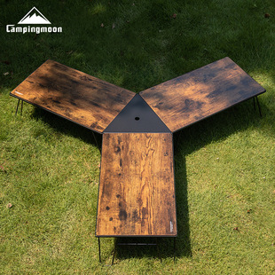 柯曼轻网桌铝合金桌板 野餐桌面加大加宽拓展多人使用围桌配件