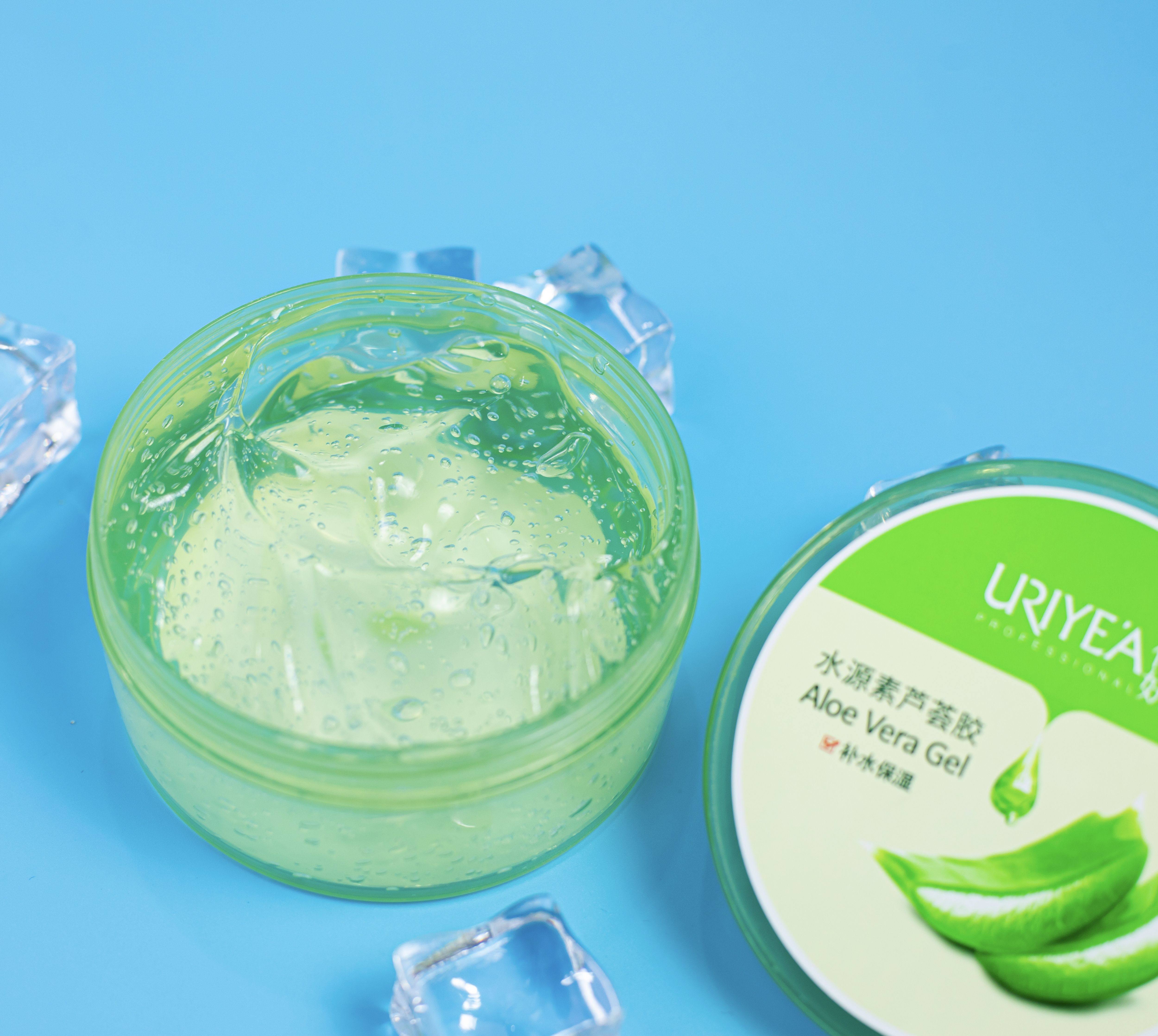 依妍水源素芦荟胶补水保湿大瓶300g痘印坑面霜护手霜