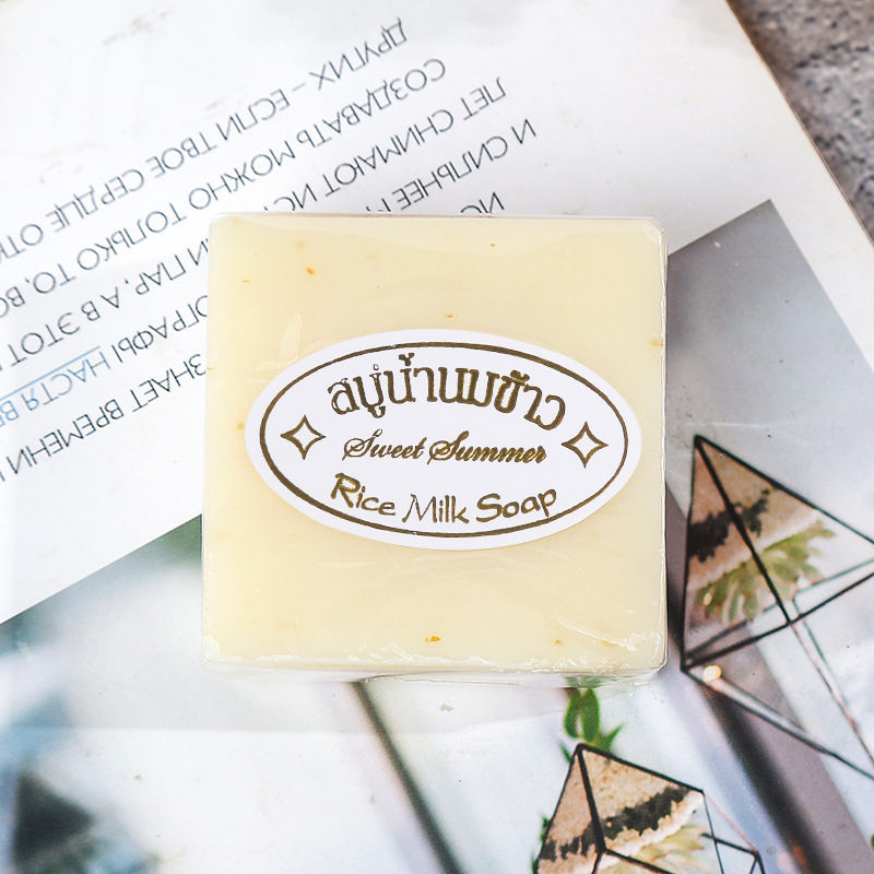 泰国大米皂香皂沐浴洗澡洗脸洗手去油洁面手工香皂