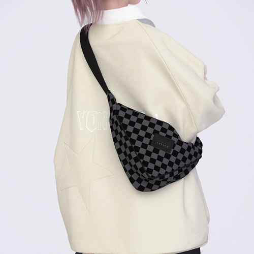 韩系ins小众设计感斜挎包背包