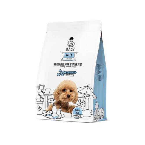 诚实一口全价段成犬幼犬通用型无谷狗粮 N01鸭肉梨配方2kg