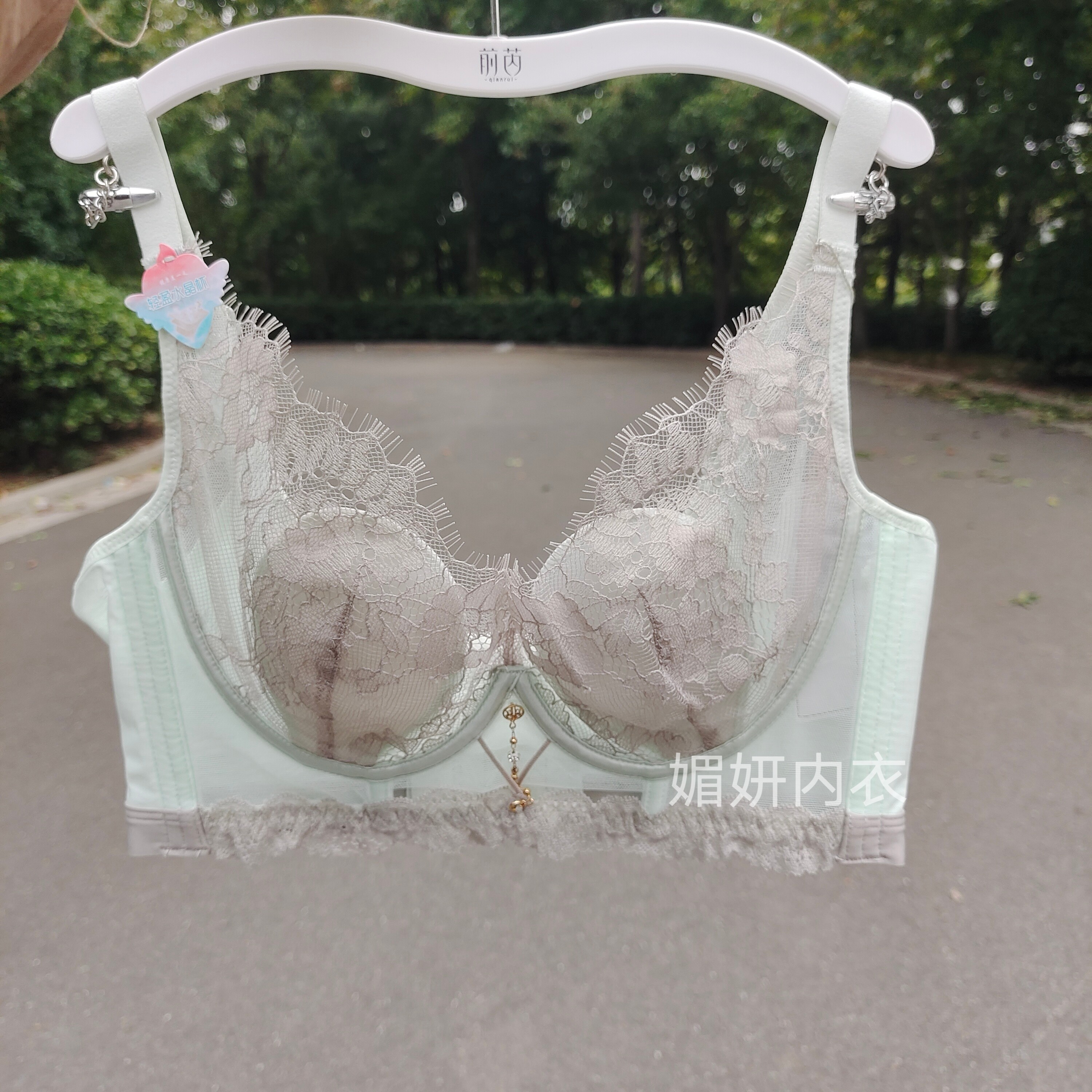 小胸显大超薄水晶BC杯软钢圈聚拢调整文胸收副乳性感舒适内衣女