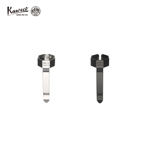 德国 KAWECO Perkeo系列笔夹金属雕刻银色黑色八角形笔插钢笔可用