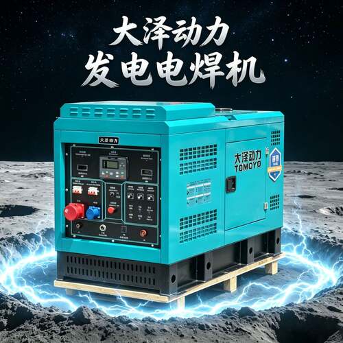 拖车400A柴油发电焊机野外工程氩弧二保焊等离子切割一体机 三相