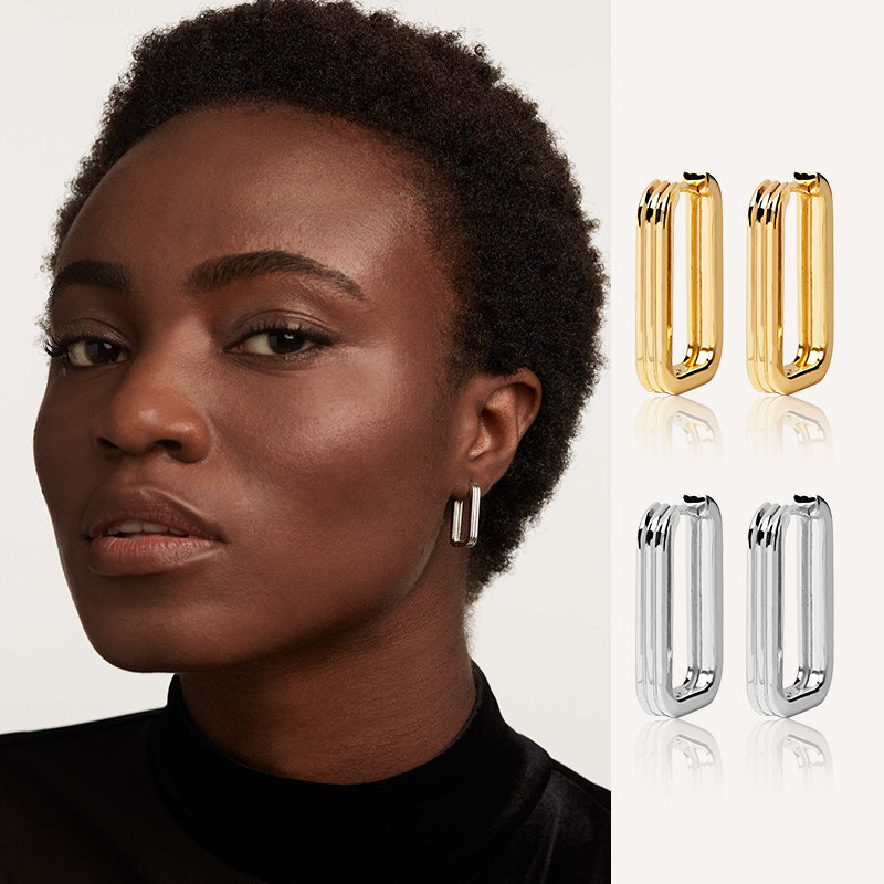 PDPAOLA纯银欧美耳环耳饰扣