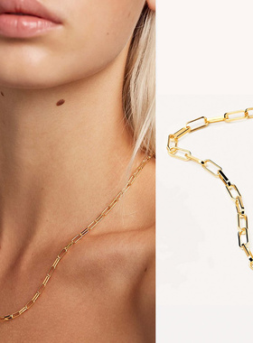 18K金色项链手链西班牙欧美