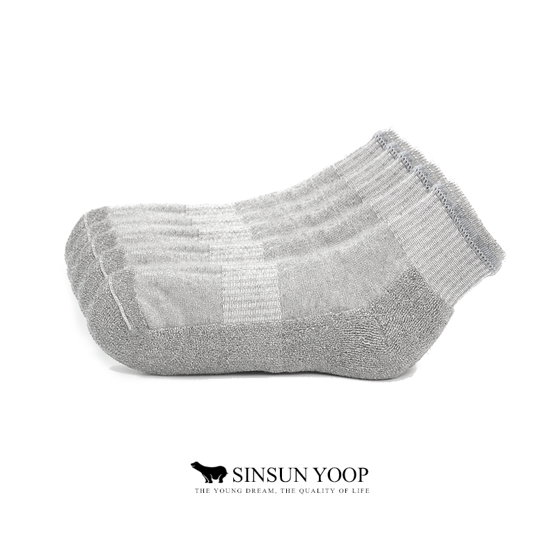 5双装男士全棉运动男跑步毛巾袜