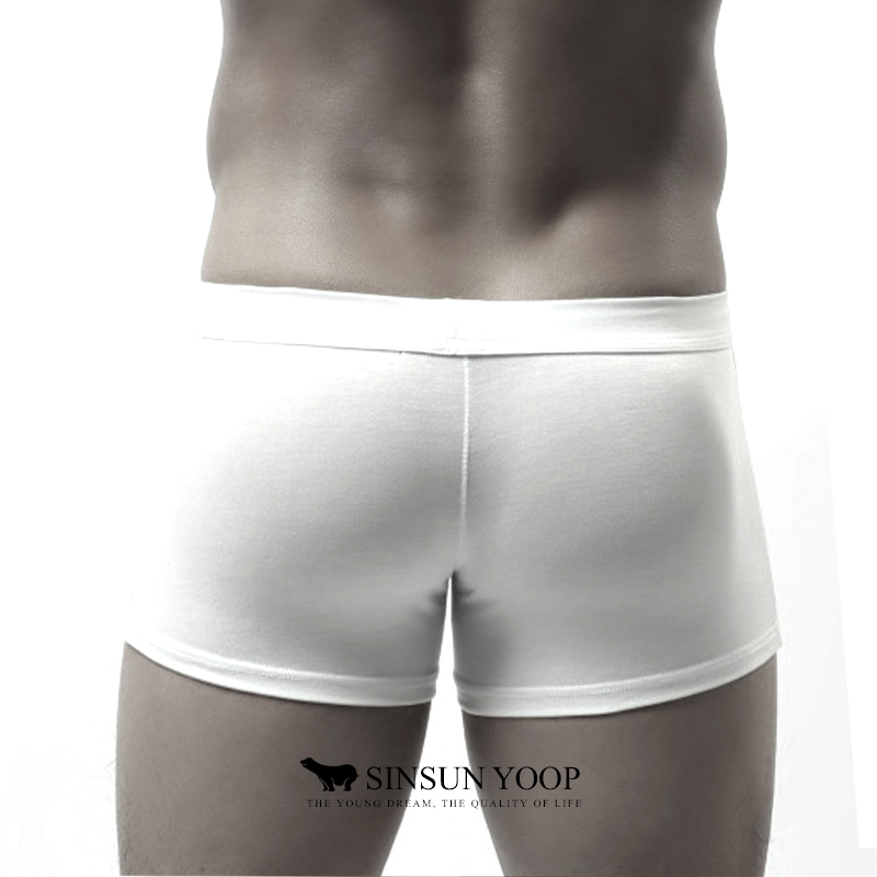 男士平角内裤经典u凸底裤全棉