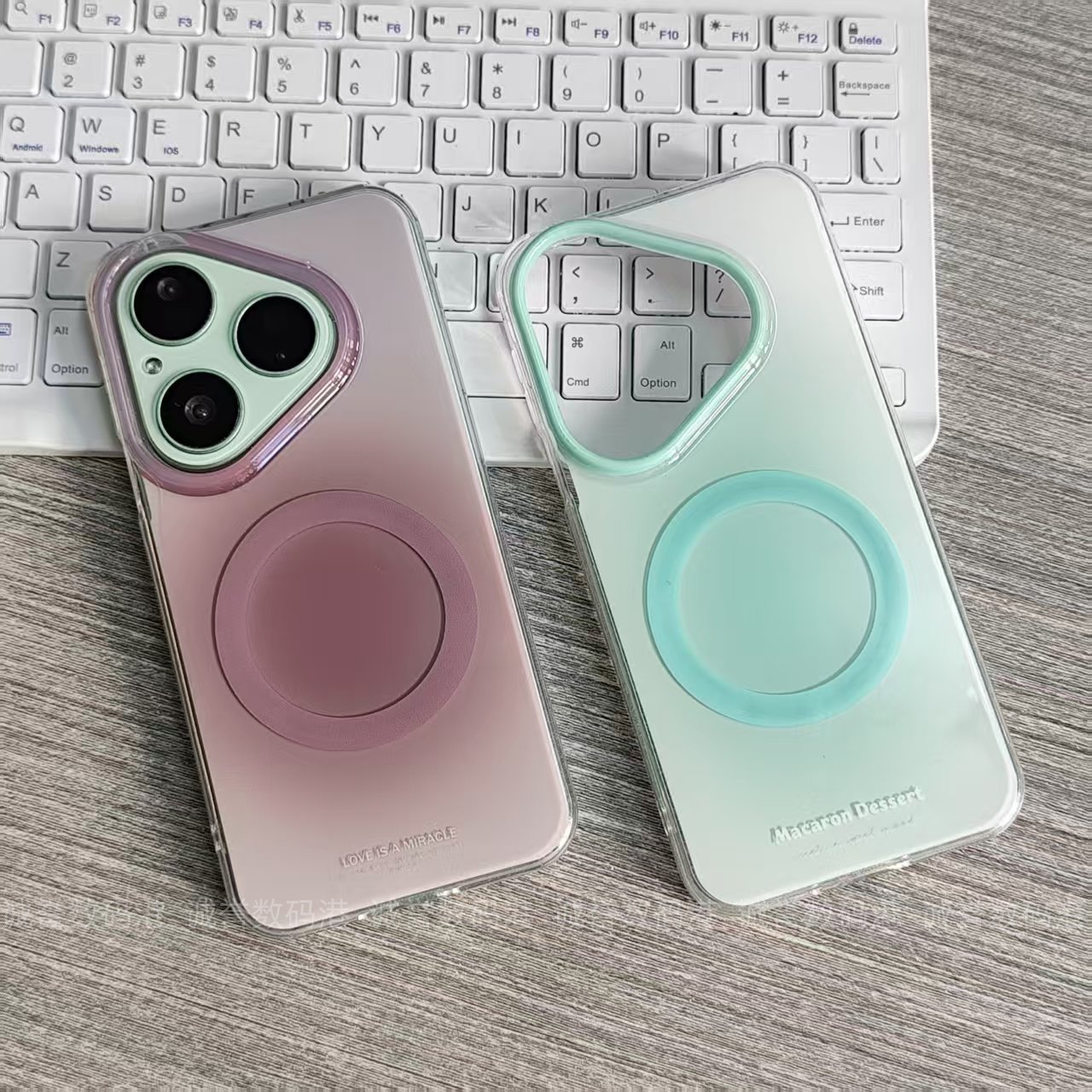 [晕染高级透明紫]适用华为pura70pro+新款磁吸手机壳p80ultra好看的mate60pro+软边防摔外壳情侣保护款女