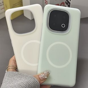 简约防摔保护套IQOO13 IQOO15手机壳ins风适用高颜值neo9spro 新款 耐脏磁吸果冻液态硅胶z10turbo