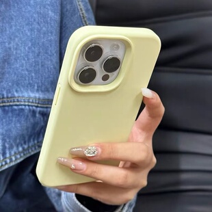 亲肤手感液态硅胶适用苹果17pro手机壳iPhone17promax纯色14 15pro软糯11耐脏16promax防摔s 13pro简约12女15