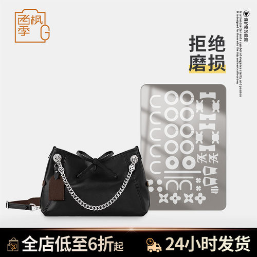 适用LV carryall bb黑武士羊皮革手袋五金保护膜防磨损不留胶贴膜
