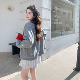 【现货】休闲雪花棒球服6003-P155-K298，女装短外套，浙宝189