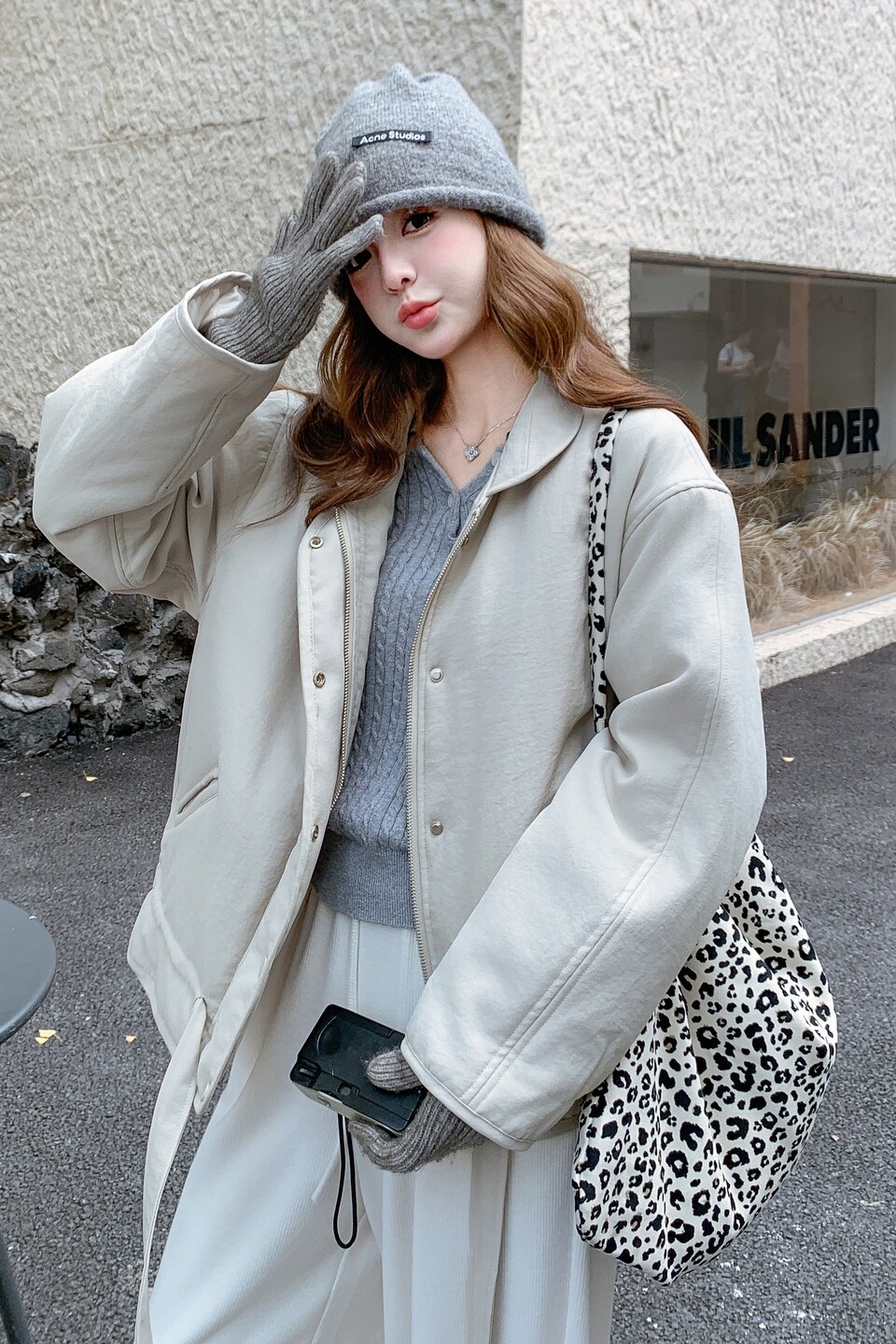 下摆抽绳可收棉服885-P195-K318,女装棉衣/棉服,浙宝189