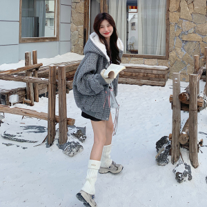 【现货】90绒连帽羽绒服859-P295-K398图片