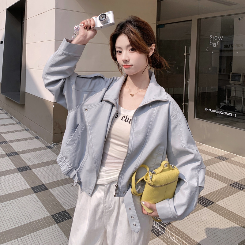 【现货】休闲皮衣8172-P165-K268,女装皮衣,浙宝189