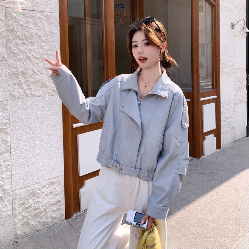 【现货】休闲皮衣8172-P165-K268,女装皮衣,浙宝189