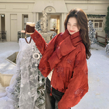 【现货】圣诞新年定制款重工棉服889A-P215-K345，女装棉衣/棉服，浙宝189