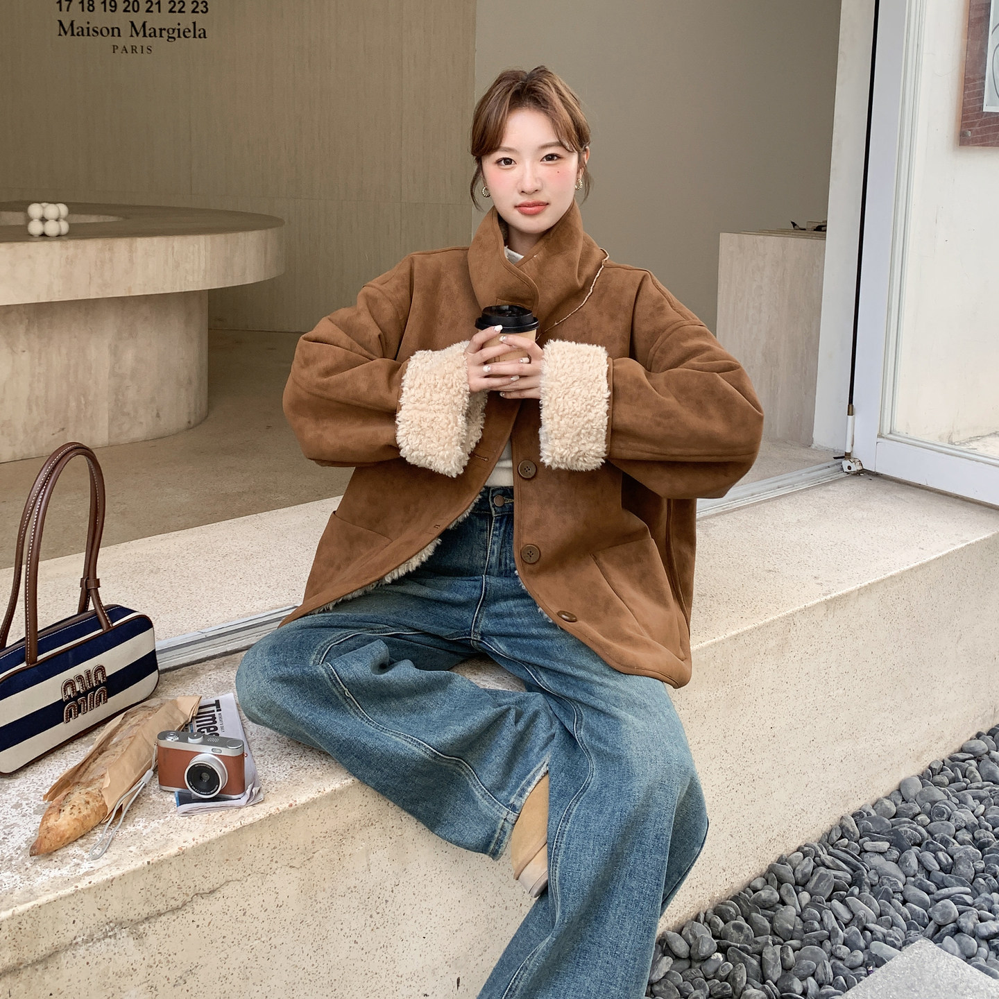 两面穿皮毛一体休闲外套8811-P215-K328,女装皮草,浙宝189