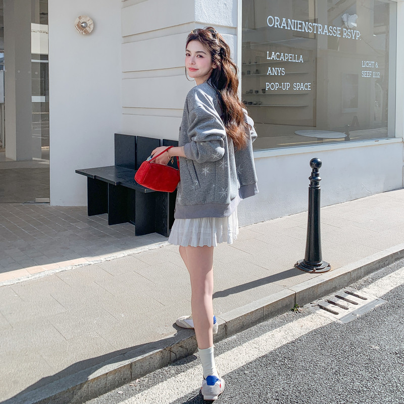 【现货】休闲雪花棒球服6003-P155-K298,女装短外套,浙宝189