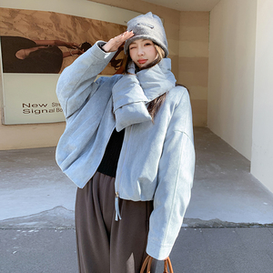 【现货】863-P235-K348围脖领保暖羽绒服（90绒）图片