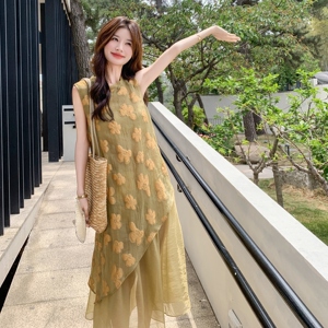 【现货】新中拼接连衣裙7130-P125-K188图片
