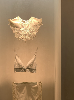 温柔梦境  | 法式风格Lingerie刺绣蕾丝法式内衣轻薄网纱文胸套装