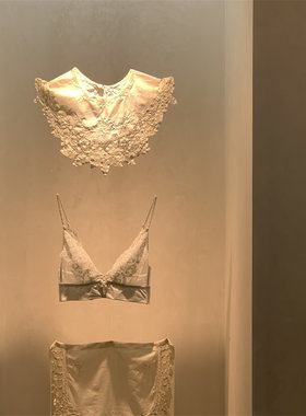温柔梦境  | 法式风格Lingerie刺绣蕾丝法式内衣轻薄网纱文胸套装