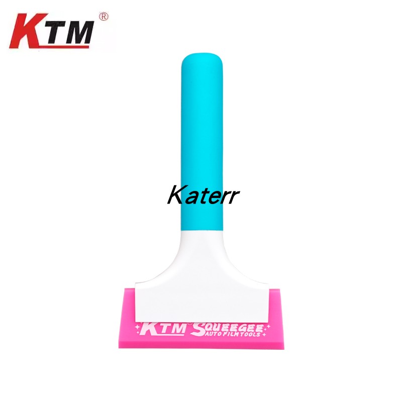 KTM汽车贴膜工具太阳膜玻璃赶水挤水硬牛筋刮板加厚包胶塑钢手柄