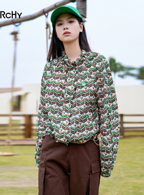 LARCHY来尔佳昵2024春装净色短夹克