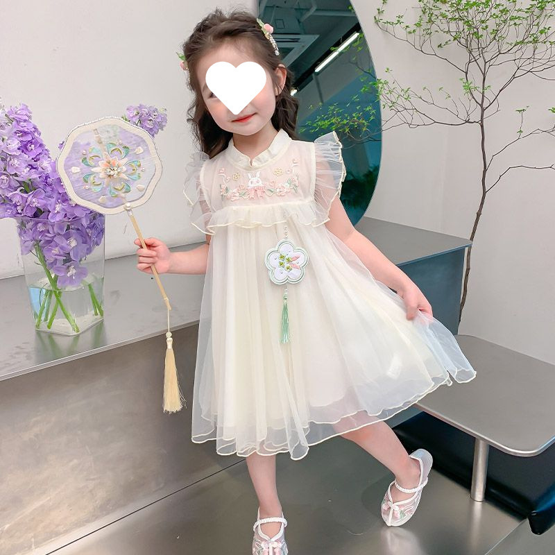 女童连衣裙夏季新中式国风女孩汉