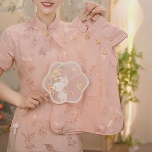 儿童夏季女童2025旗袍新款中式中国改良小女孩汉服连衣裙古风